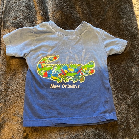 2T New Orleans Blue Ombré Shirt - Picture 2 of 6